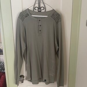 Victorinox Beige Button-Up Shirt